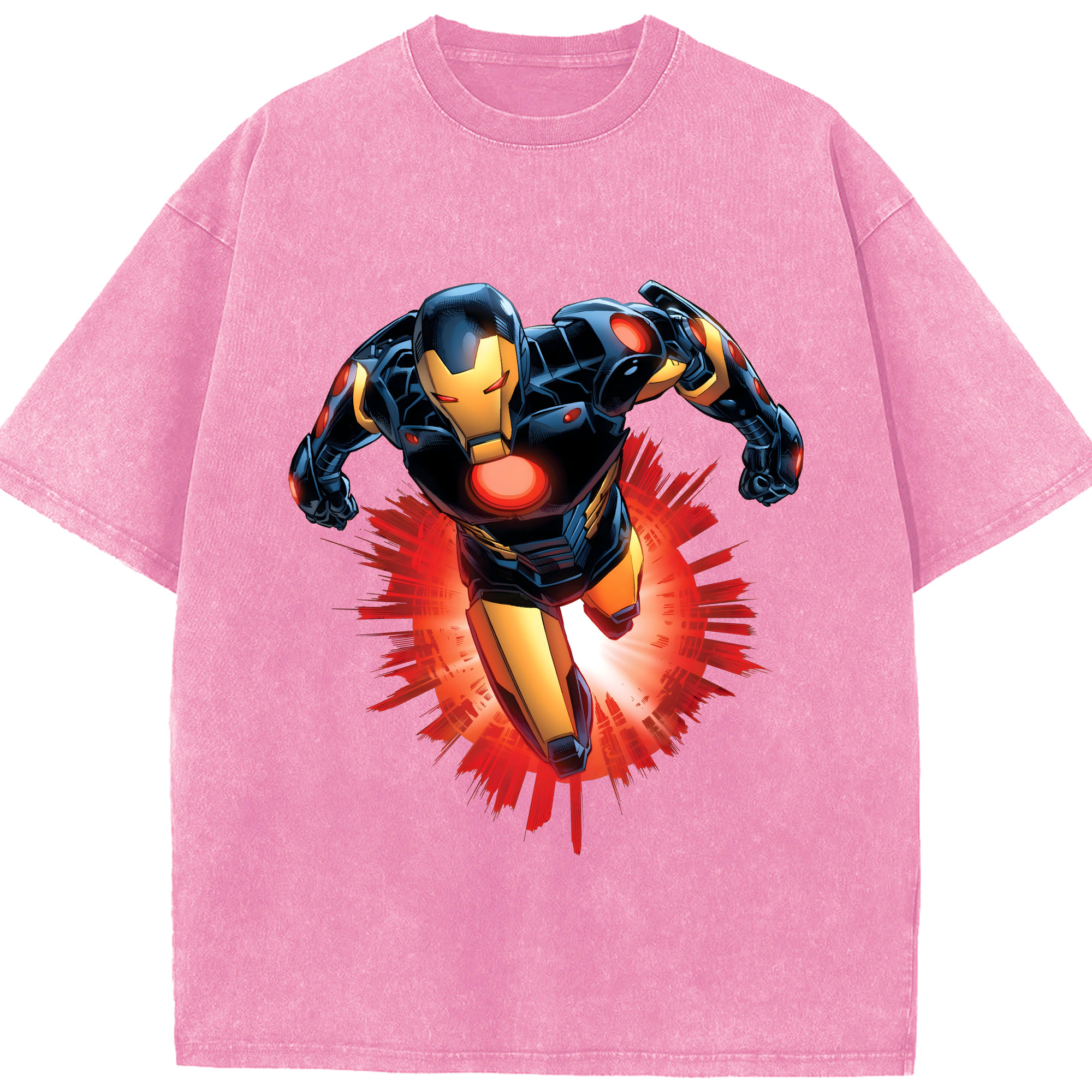（画像用） アベンジャーズ The Avengers 綿100% ヴィンテージ風 半袖Tシャツ（フロントプリント）